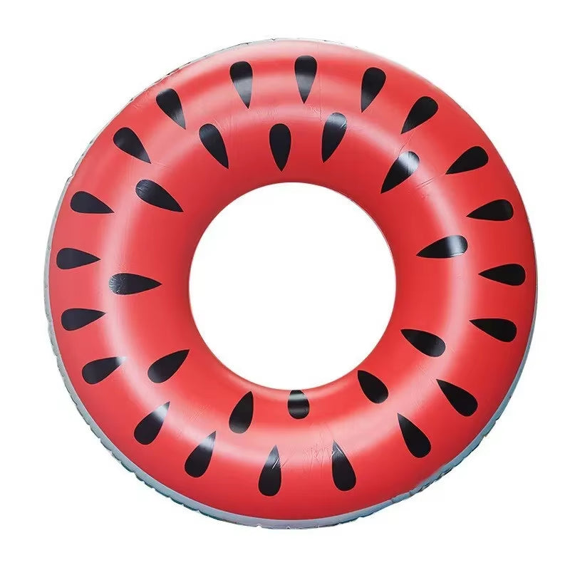 Swim Ring Watermelon Pattern Adult Kids 2Pcs& 3Pcs Inflatable Mattress Swimming Pool Floating Ring Summer Pool Beach Party Toys