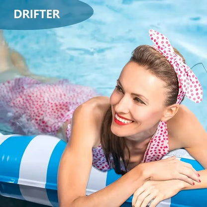 Water Inflatable Mattress Floating Water Hammock Swimming Pool Lounge Chair Bed Floating Inflatable Water Bed Pool Supplies