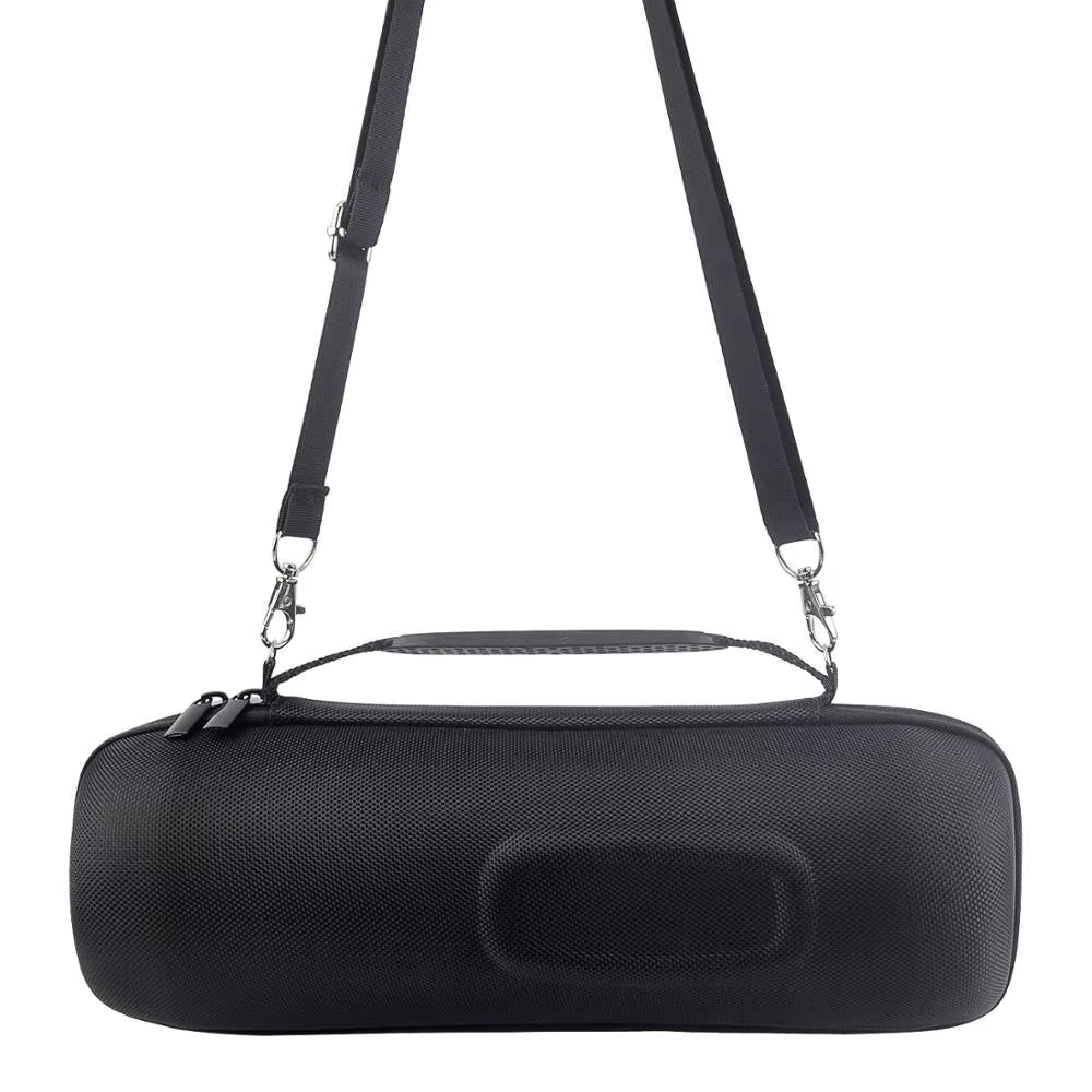2020 Newest EVA Hard Case Travel Carrying Zipper Storage Bag + Soft Silicone Case Cover for JBL Charge 4 Bluetooth Speaker
