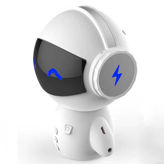 Intelligent Stereo Robot Bluetooth Speaker Noise Cancelling Hands-Free Call Robot Speaker Power Bank